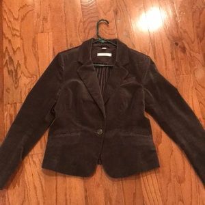 The Limited brown velvet blazer size 6